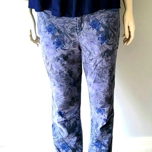 Gap Floral Print Girlfriend Chinos Size 8